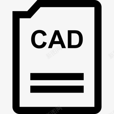 cad镂空cad文档扩展名图标