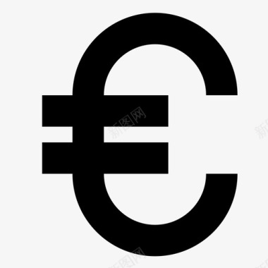 火焰欧元图标欧元货币收入图标