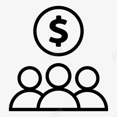 投资公司投资公司美元图标