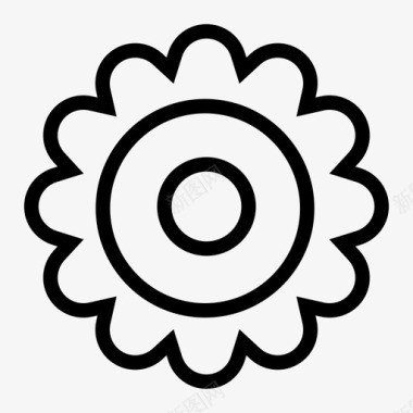 彼岸花丛花开花植物图标