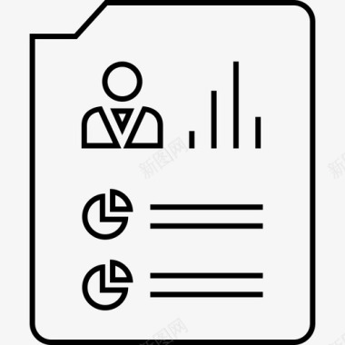 文件报告商业搜索引擎优化报告数据文件图标