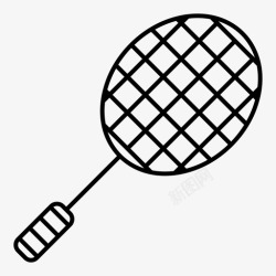 壁球运动羽毛球球拍运动器材高清图片