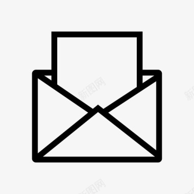 信封的消息信件信封邮件图标