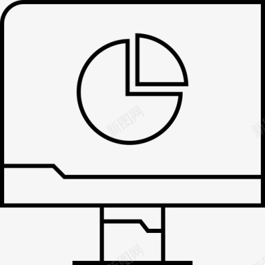 数据分析趋势图数据分析计算机显示器信息图形图标