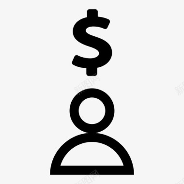 投资公司投资公司美元图标