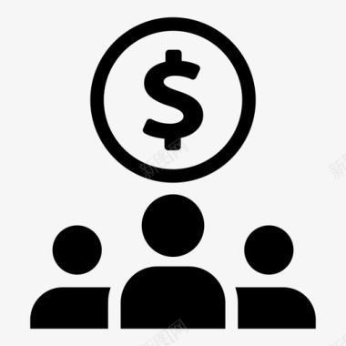 投资公司投资公司美元图标