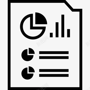 信息图表元素分析报告信息图表网页图标