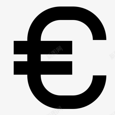 火焰欧元图标欧元货币收入图标