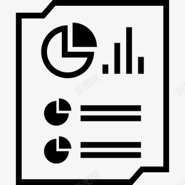 绘画形式图形报告页分析数据图形在线图标