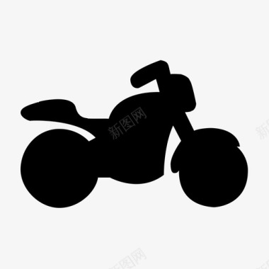 摩托车自行车两轮车图标