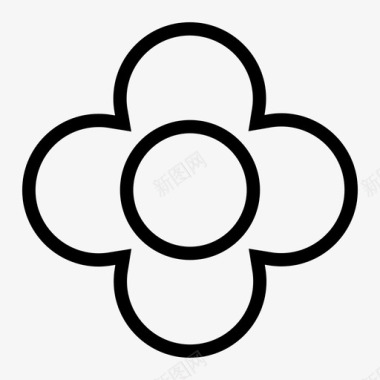 彼岸花丛花开花植物图标