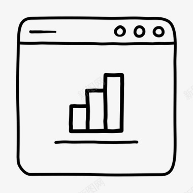 用户画像分析条形图用户界面分析条形图图标