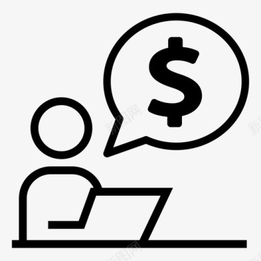 投资公司投资公司美元图标