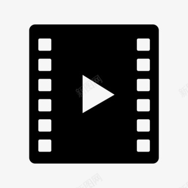 矢量电影放映机电影电影院电影放映图标