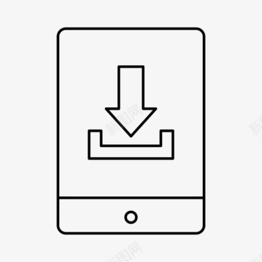 pdf文件下载ipad下载设备下载文件图标