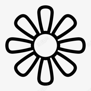 彼岸花丛花开花植物图标