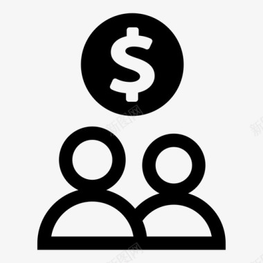 投资公司投资公司美元图标