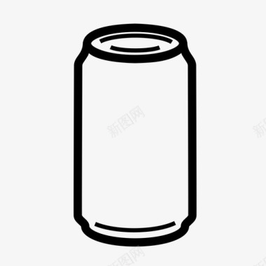 罐装汽水罐可乐饮料图标