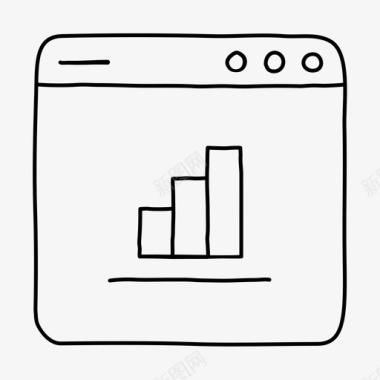 用户画像分析条形图用户界面分析条形图图标