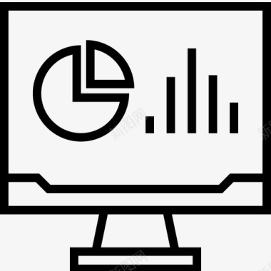 信息分析表信息图形分析搜索引擎优化图标