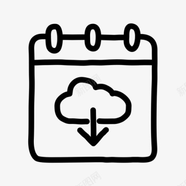 云服务器下载记事本云服务器笔记本图标