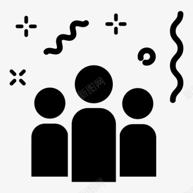 派对活动主派对庆典活动图标