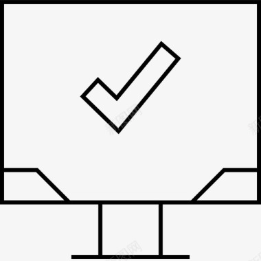 数据信息表格信息图形数据复选标记计算机显示器图标