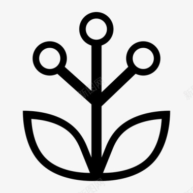 彼岸花丛花开花植物图标