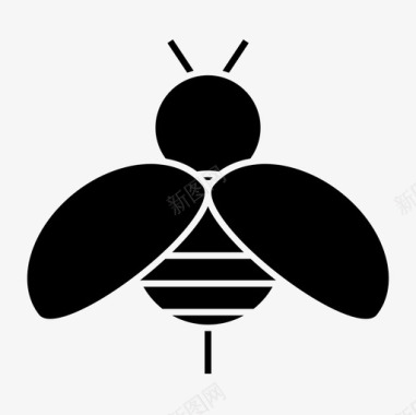 蜜蜂创意蜂蜜图标