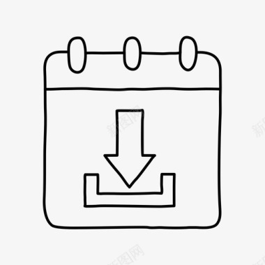 笔记本日历下载记事本日历下载时间表图标