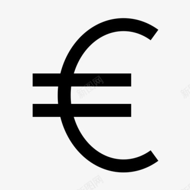 火焰欧元图标欧元货币收入图标