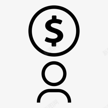 投资公司投资公司美元图标