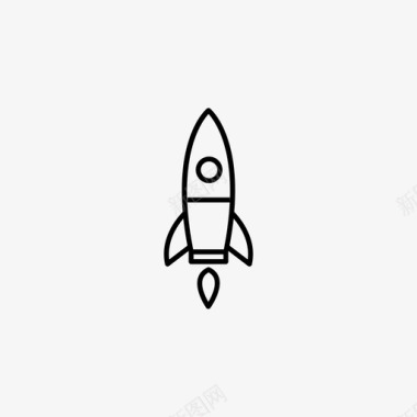 小火箭火箭宇航员外太空图标