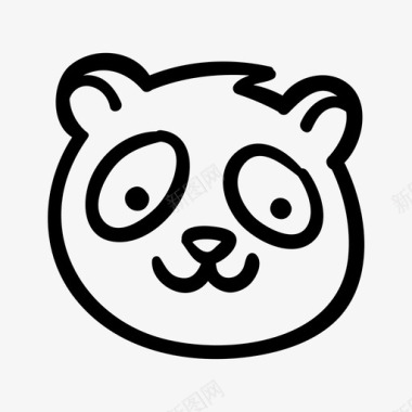 熊熊猫动物熊图标