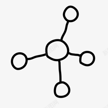 分子手绘药物图标