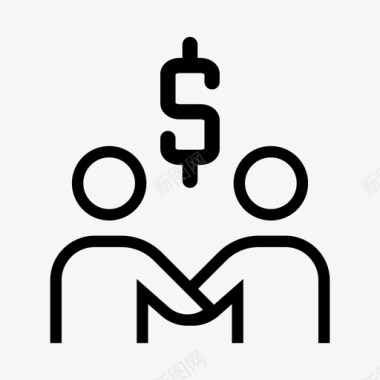 投资公司投资公司美元图标