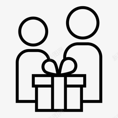 促销礼品礼盒促销礼品图标