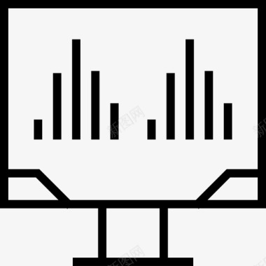 电脑显示框搜索引擎优化数据图形计算机显示器信息图形图标
