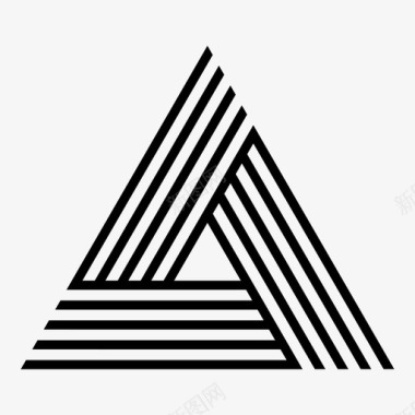 抽象三角形抽象几何图标