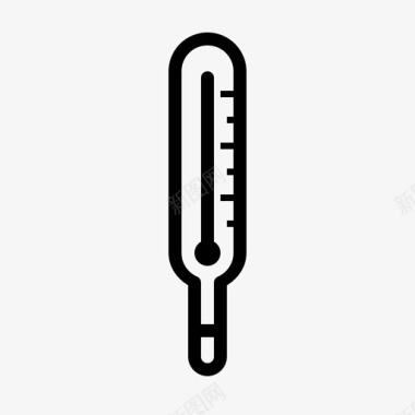 温度计温度计水银水银温度计图标