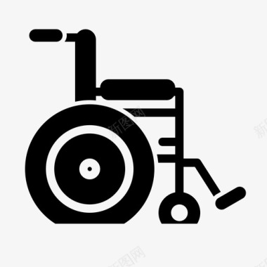 轮椅病人椅医院专用图标