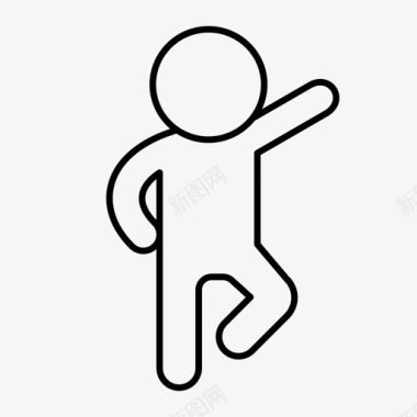 人点步图标