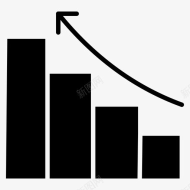 财务报告利润条形图财务报告图标