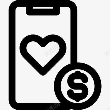 手机抖音应用手机慈善筹款图标