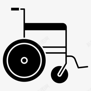医疗垃圾通道轮椅无障碍医院图标