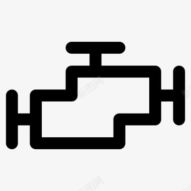 发动机免扣实物图发动机五金件机器图标