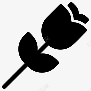 玫瑰玫瑰花爱情图标