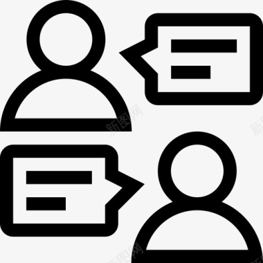 红色小图标谈话建议指导图标