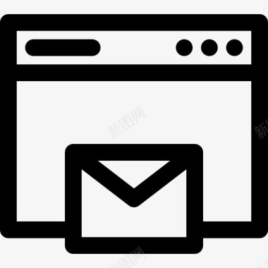 网站邮件ui网站应用程序邮件图标