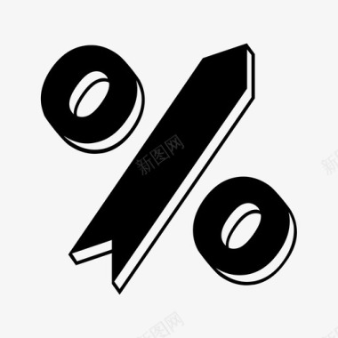 店铺折扣宣传折扣率购买销售图标